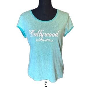 Dollywood Teal Green Short Sleeve Tshirt